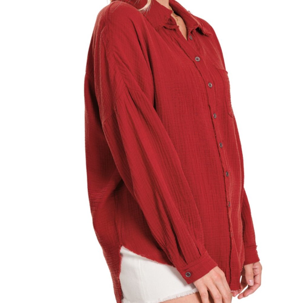 Raw Edge Shirt